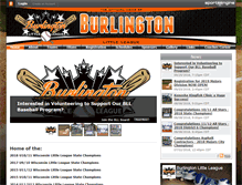 Tablet Screenshot of bllbaseball.com